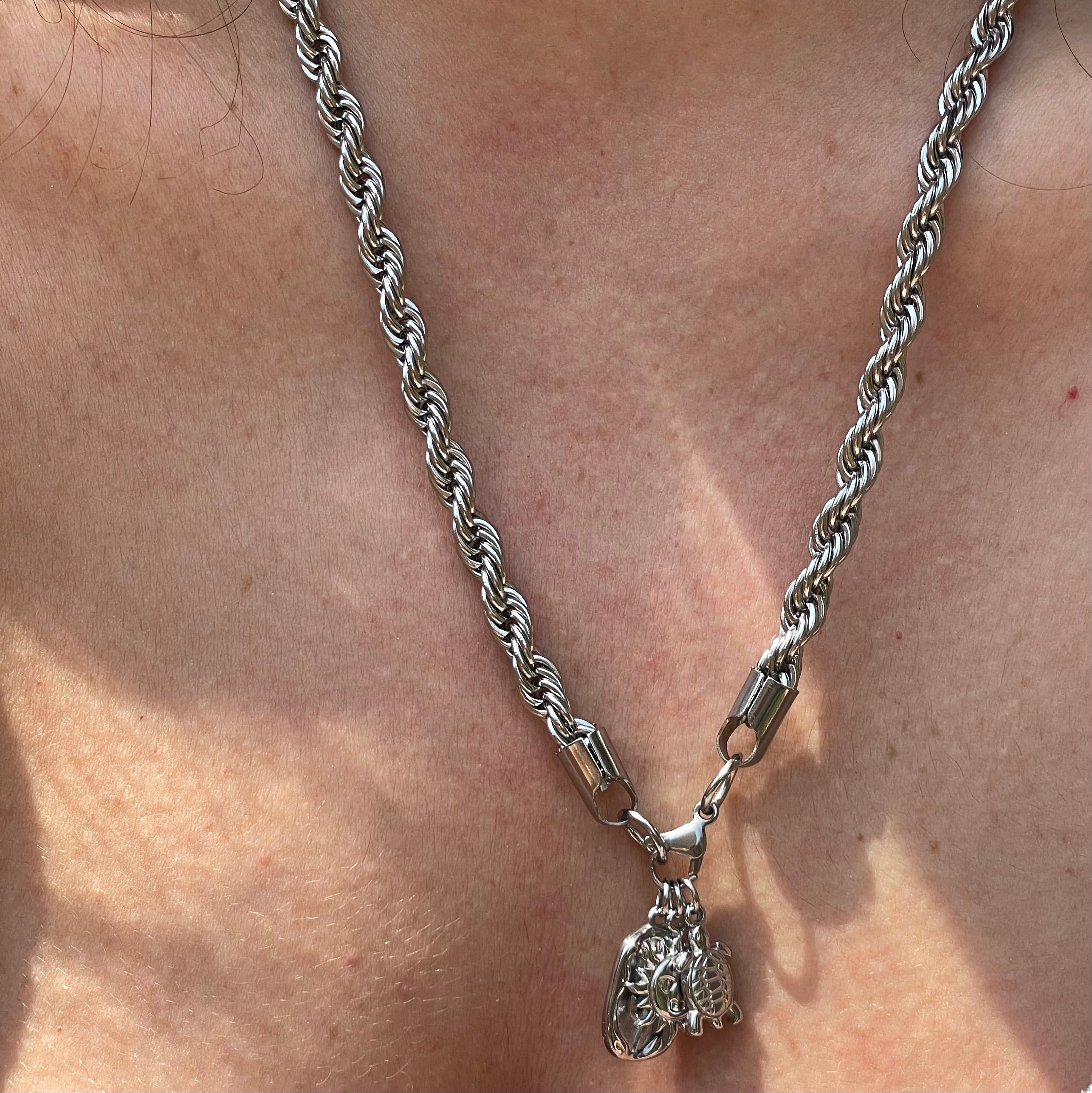 Collana torchon grande in 2 colori