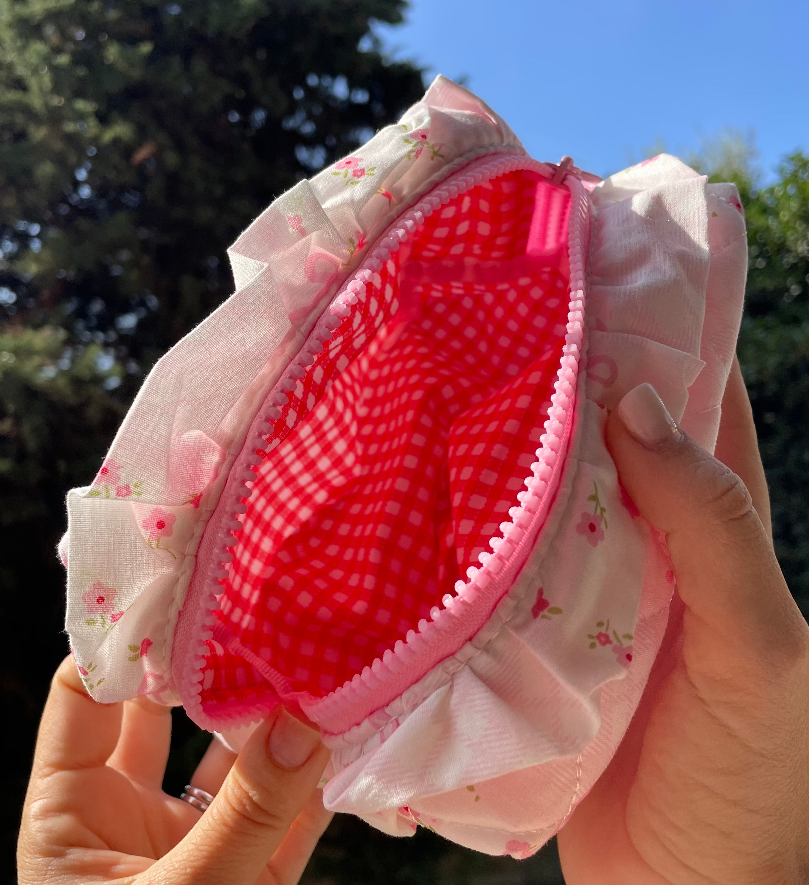 Beauty case fiocchi e fiori