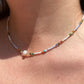 Collana Solea e perline in 2 colori