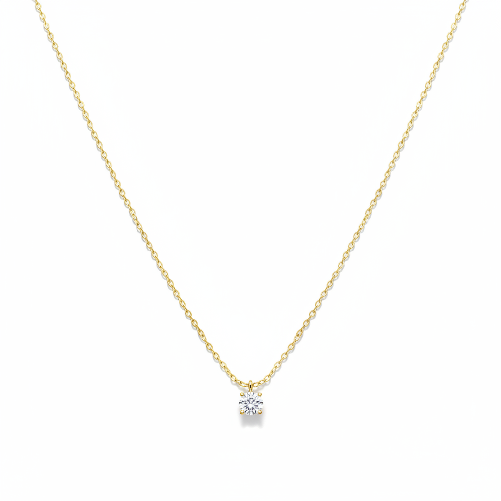 Collana punto luce in 2 colori