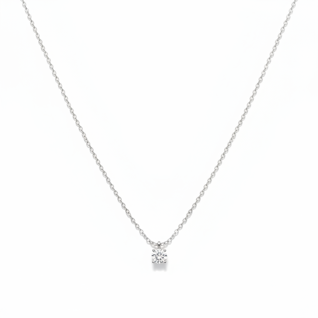 Collana punto luce in 2 colori