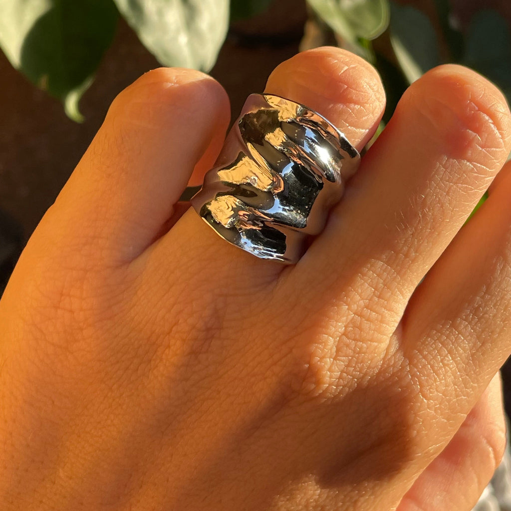 Anello fascione in 3 colori