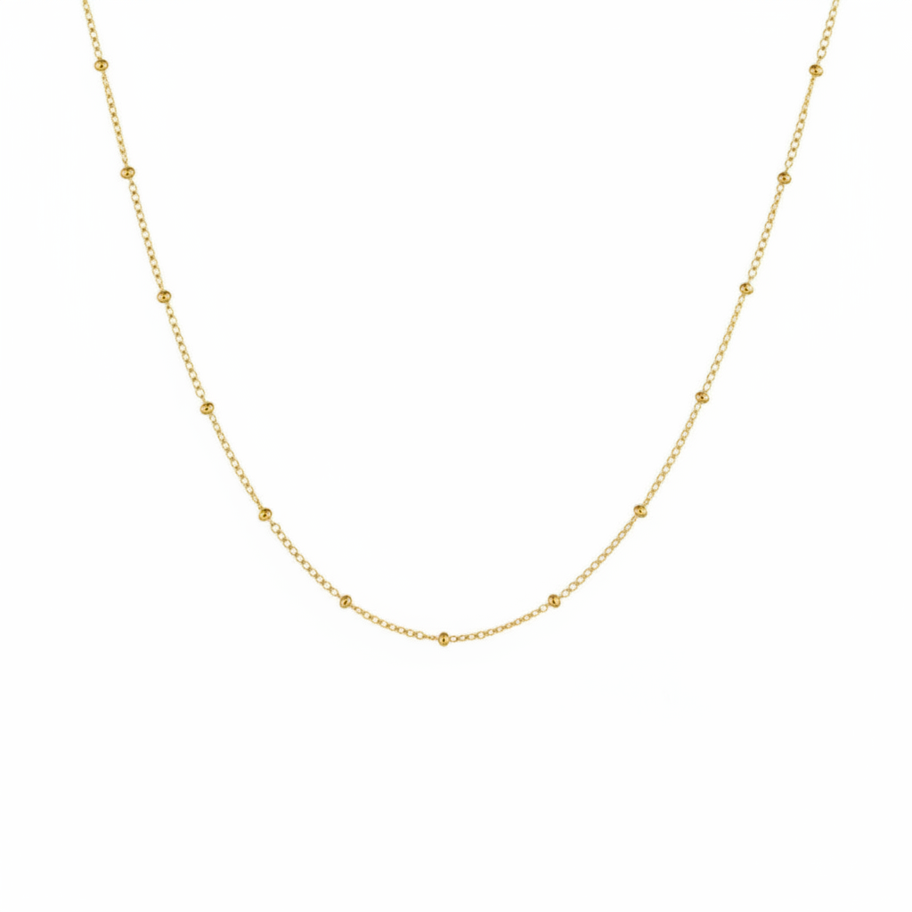 Collana pallini in 2 colori