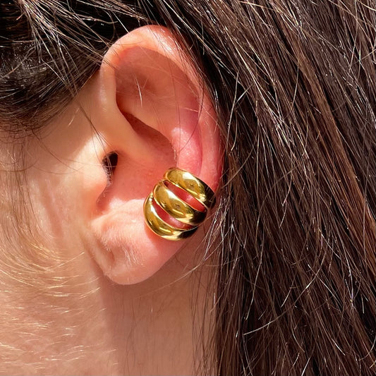 Ear cuff tris in 2 colori