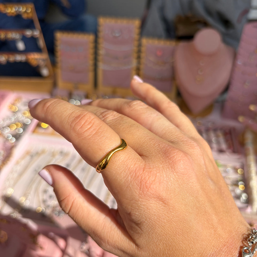 Anello line in 2 colori