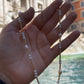 Collana con perle e perline in 2 colori