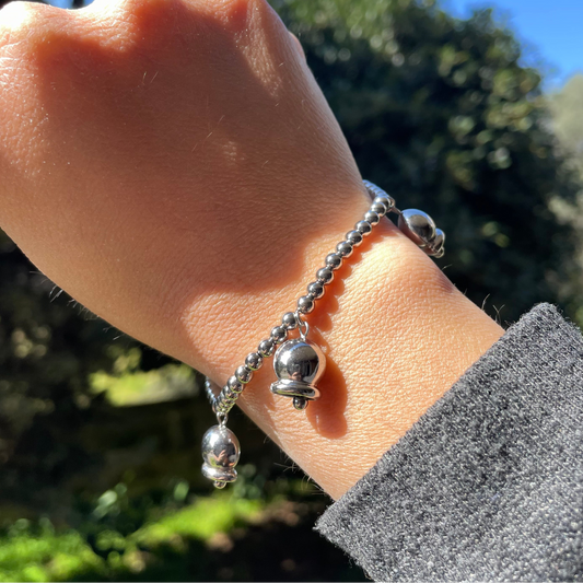 Bracciale tre campanelle in 2 colori