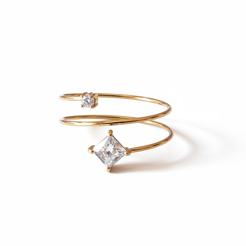 Anello geometric sparkling