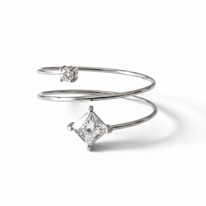 Anello geometric sparkling
