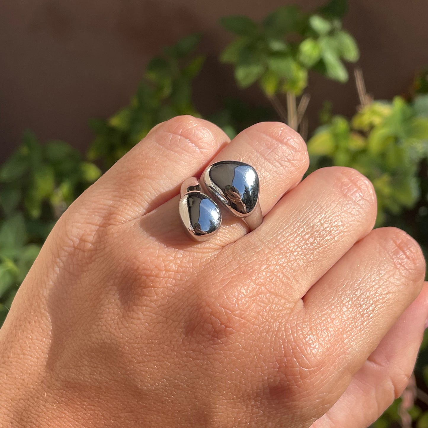 Anello bold doppio in 3 colori