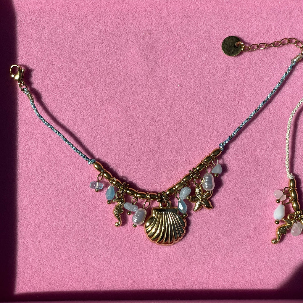 Bracciale tesori del mare in 2 colori
