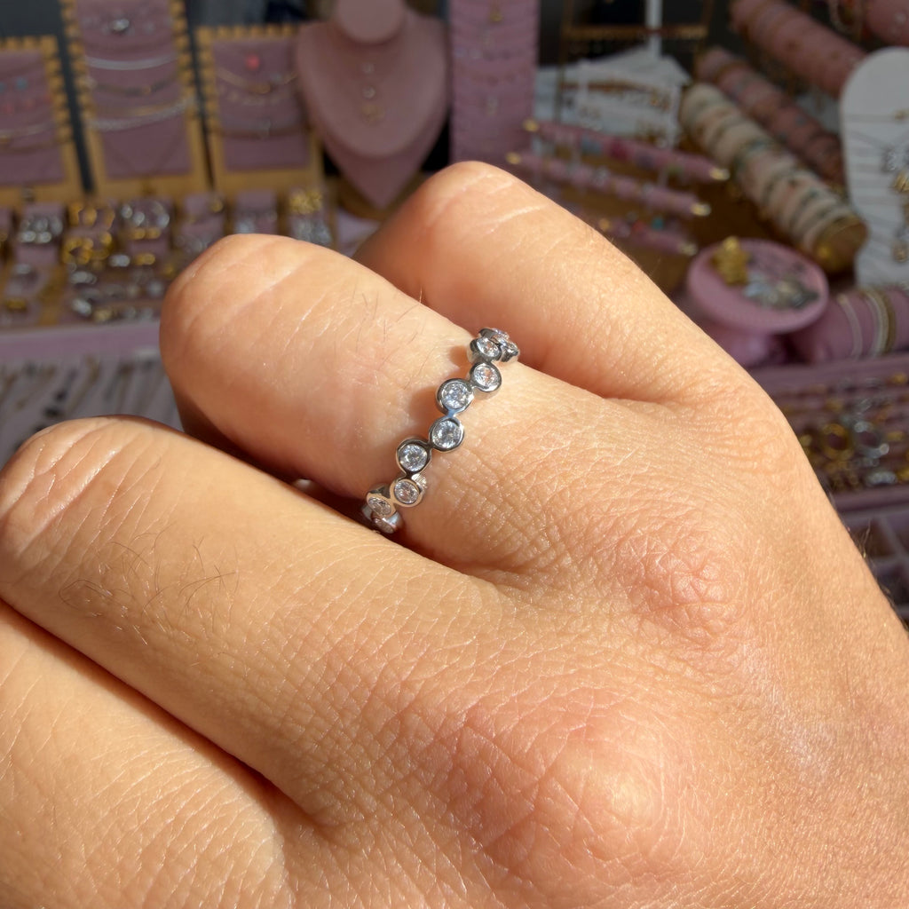 Anello sparkling in 2 colori