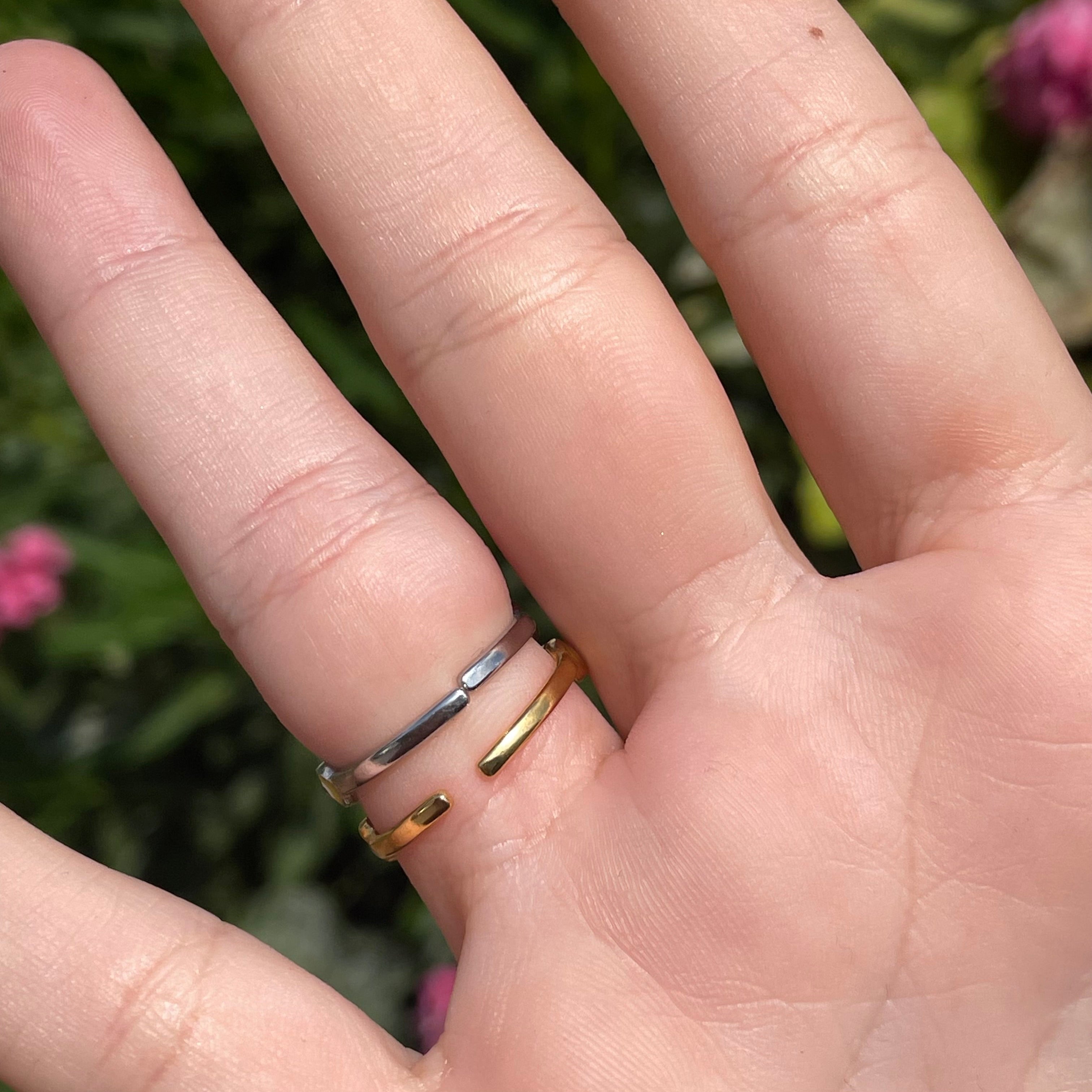 Anello con occhio di Allah in 2 colori
