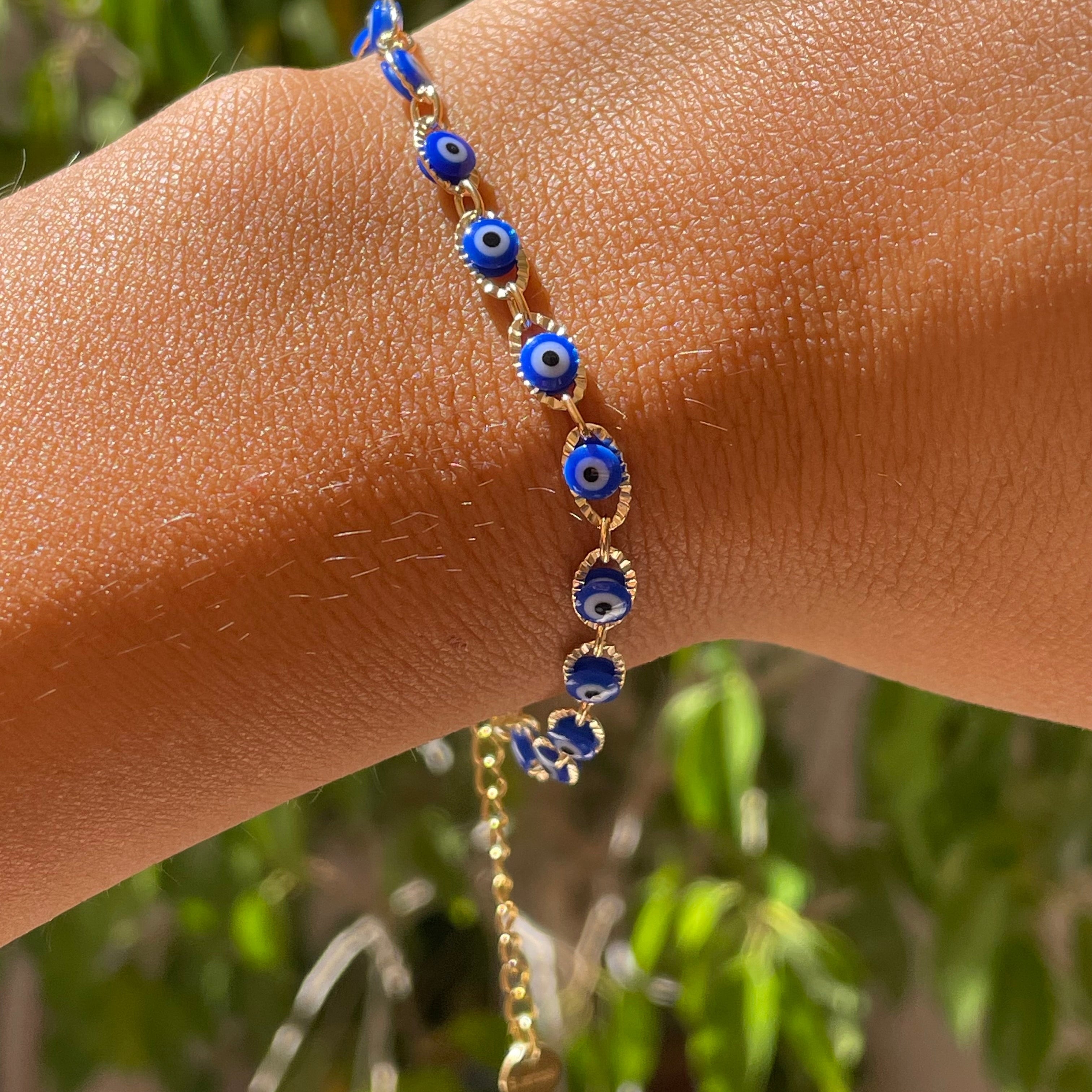 Bracciale con occhio di Allah in 9 colori