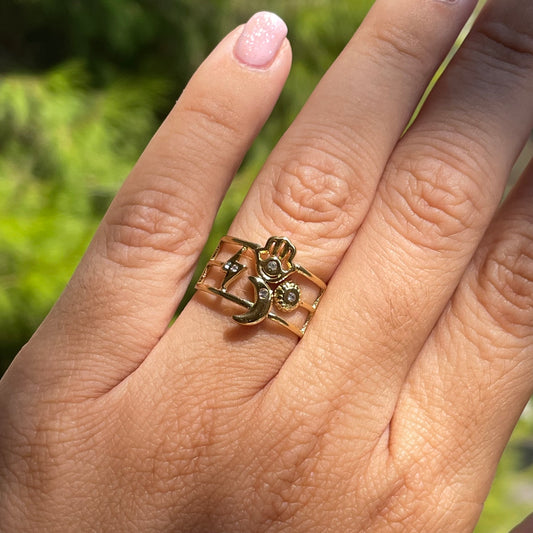 Anello magia protetta in 2 colori