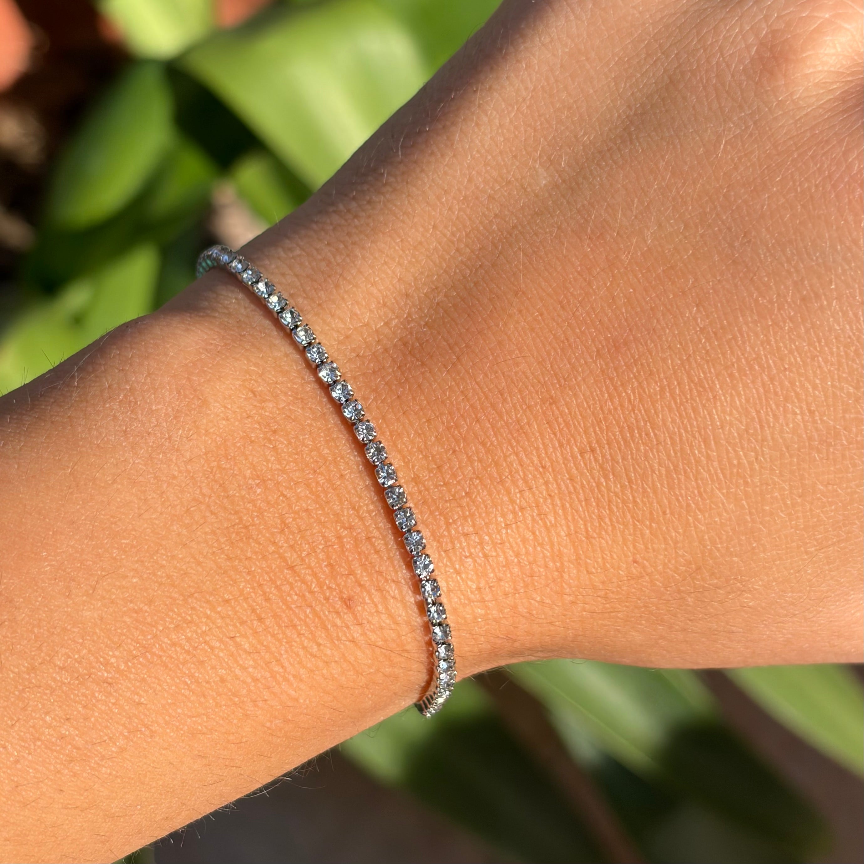 Bracciale tennis in 2 colori