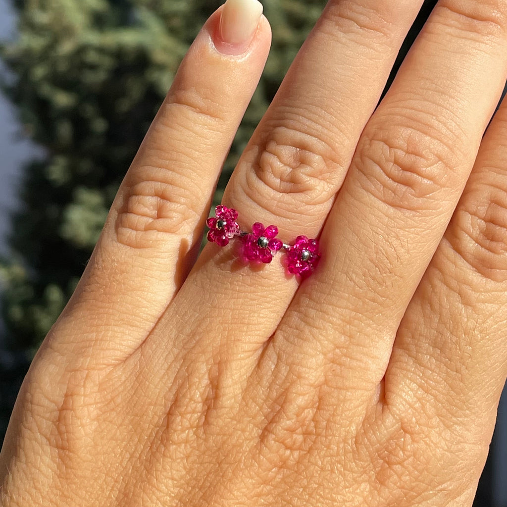 Anello flora in 9 colori