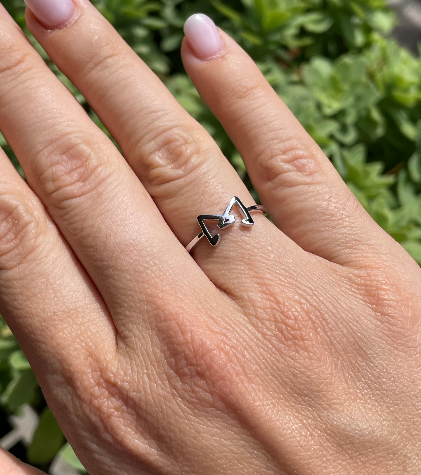 Anello Glowy Bow argento