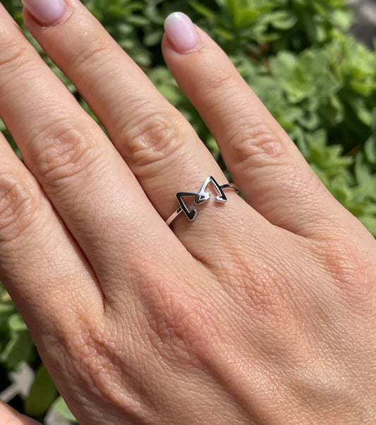 Anello Glowy Bow argento