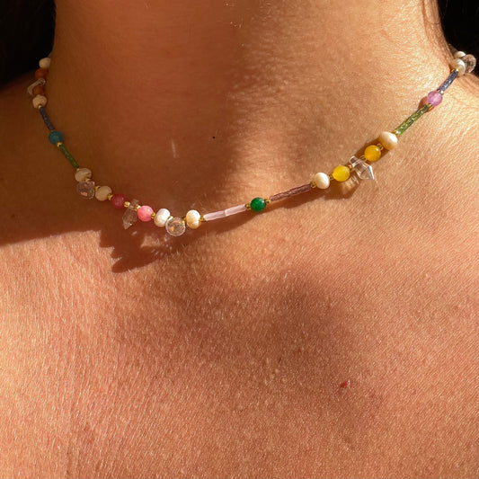 Collana Cristallina in 2 colori