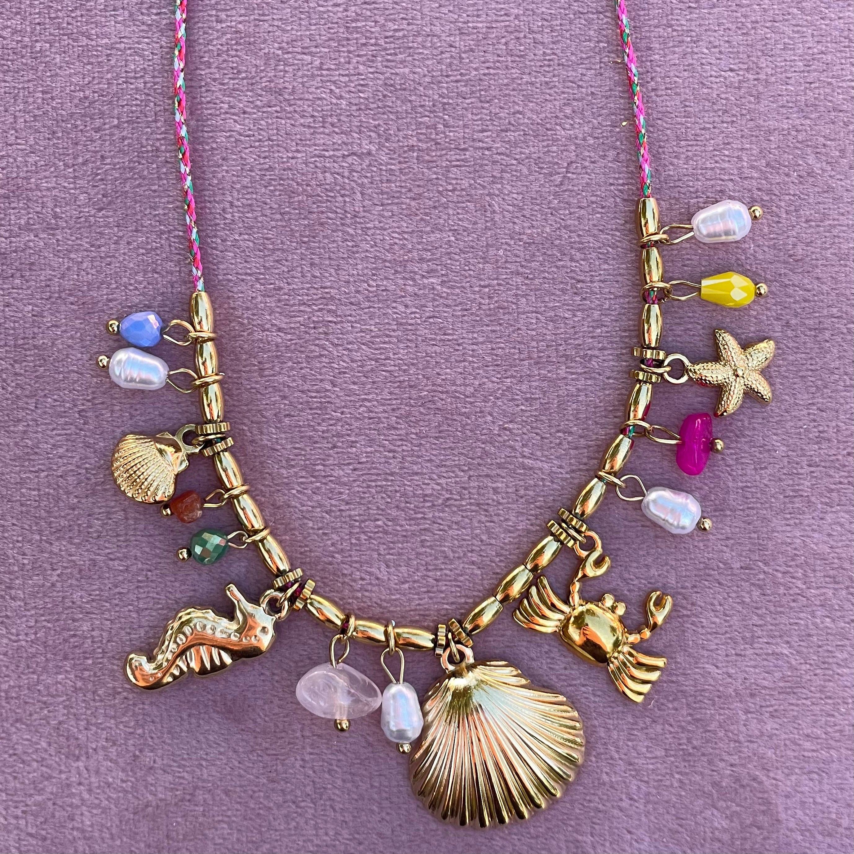 Collana tesori del mare in 4 colori