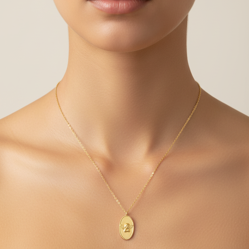 Collana angioletto in 2 colori