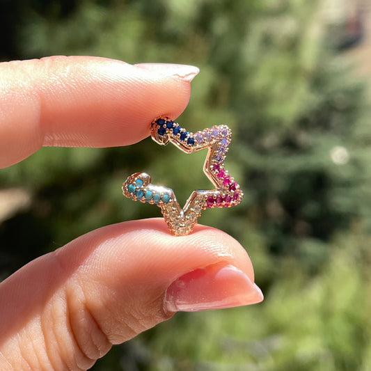 Ear cuff stella in 7 colori