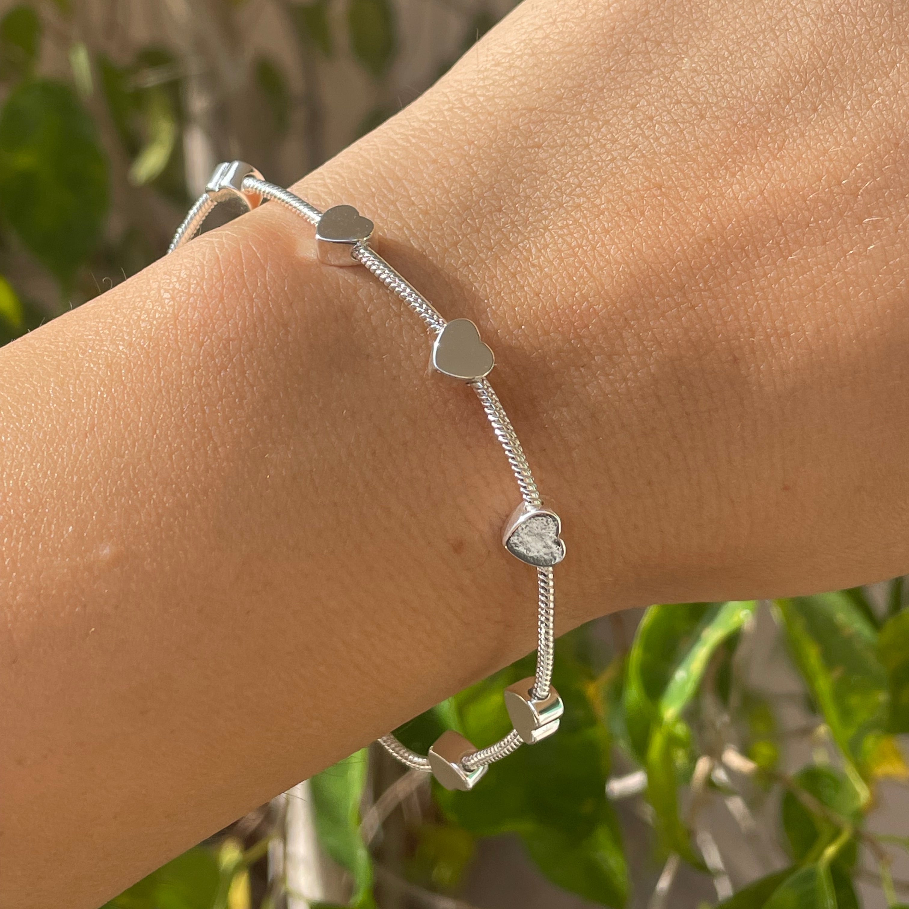 Bracciale cuori
