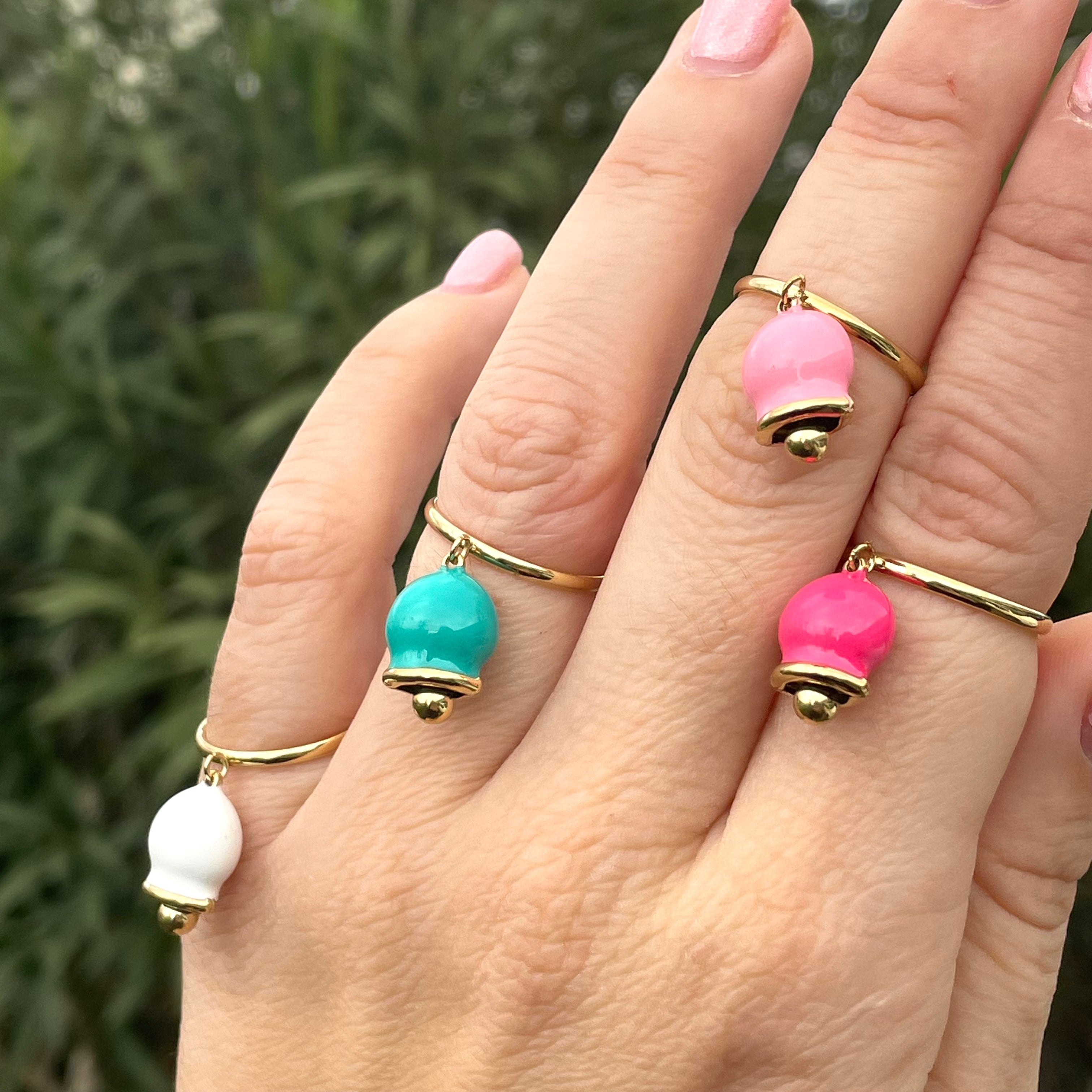 Anello campanella in 4 colori