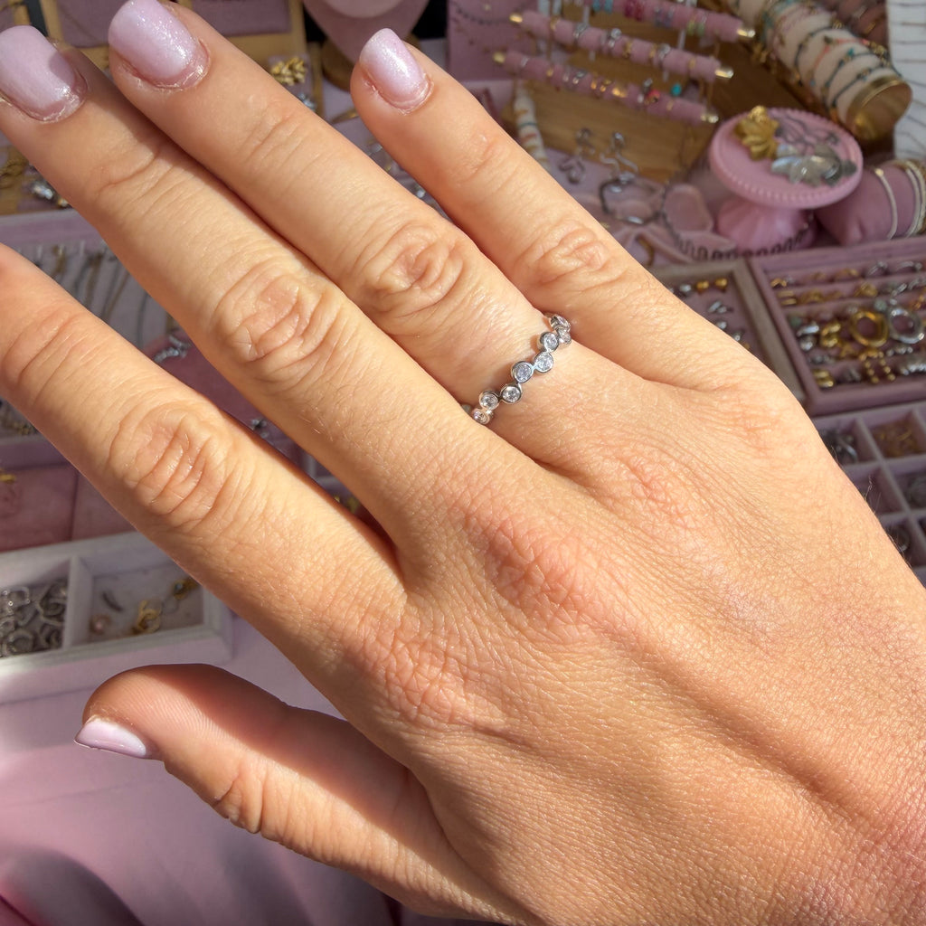 Anello sparkling in 2 colori