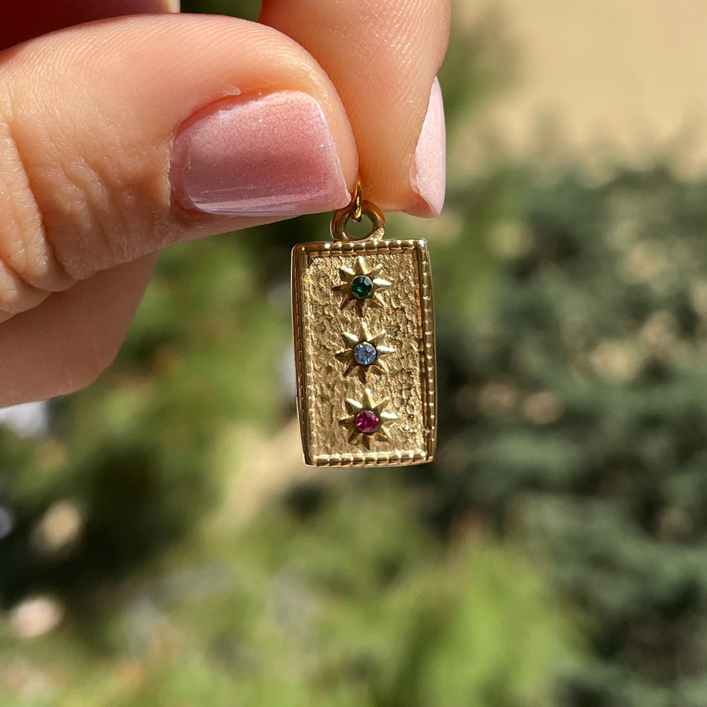 Charm tre stelle colorate
