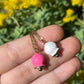 Collana con campanella smaltata in 2 colori