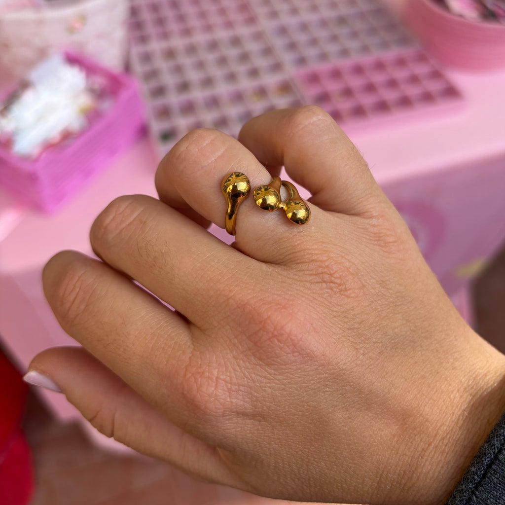 Anello balls in 2 colori