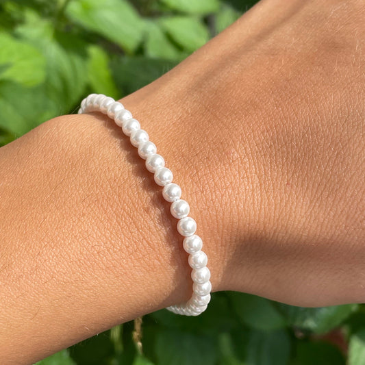 Bracciale di perle in 2 colori