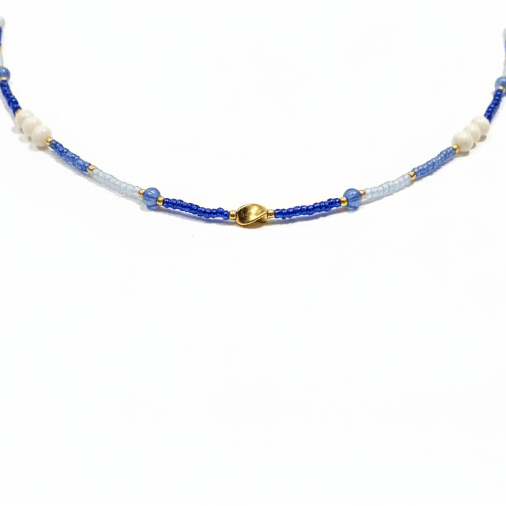 Collana perle soffuse in 4 colori