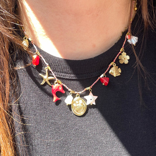 Collana piccolo oceano in 3 colori