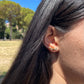 Orecchino scia di cuori in 2 colori