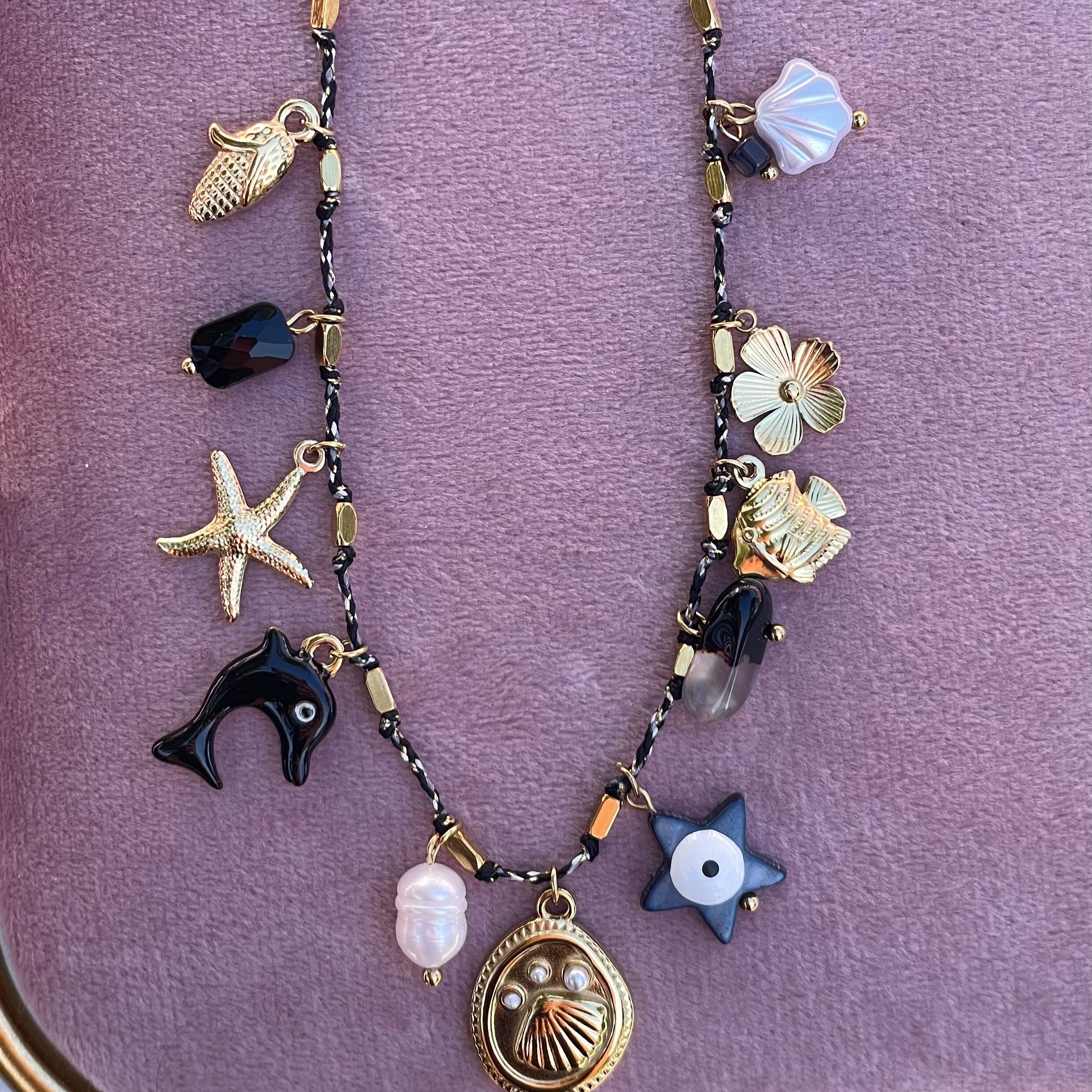 Collana piccolo oceano in 3 colori