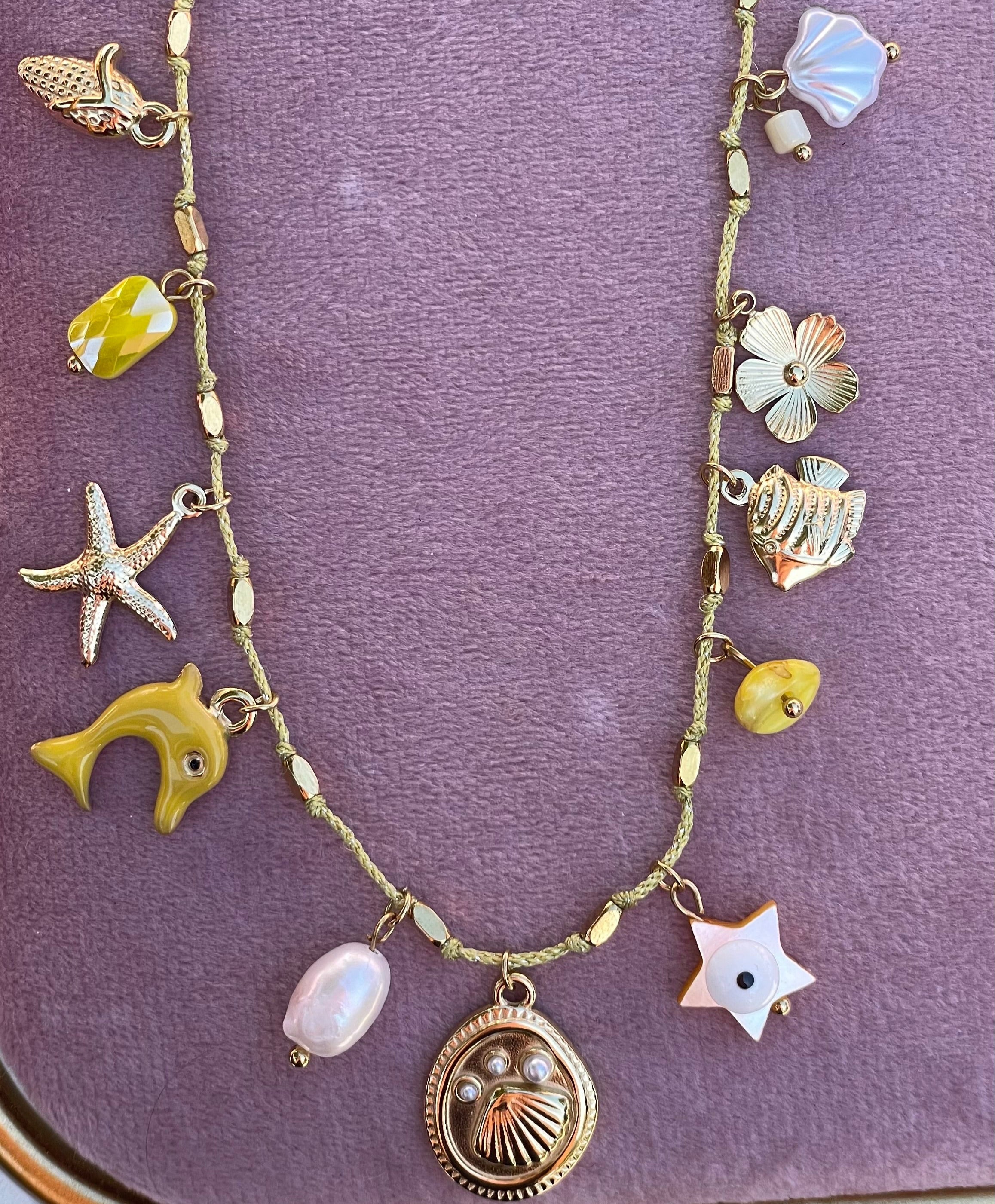 Collana piccolo oceano in 3 colori