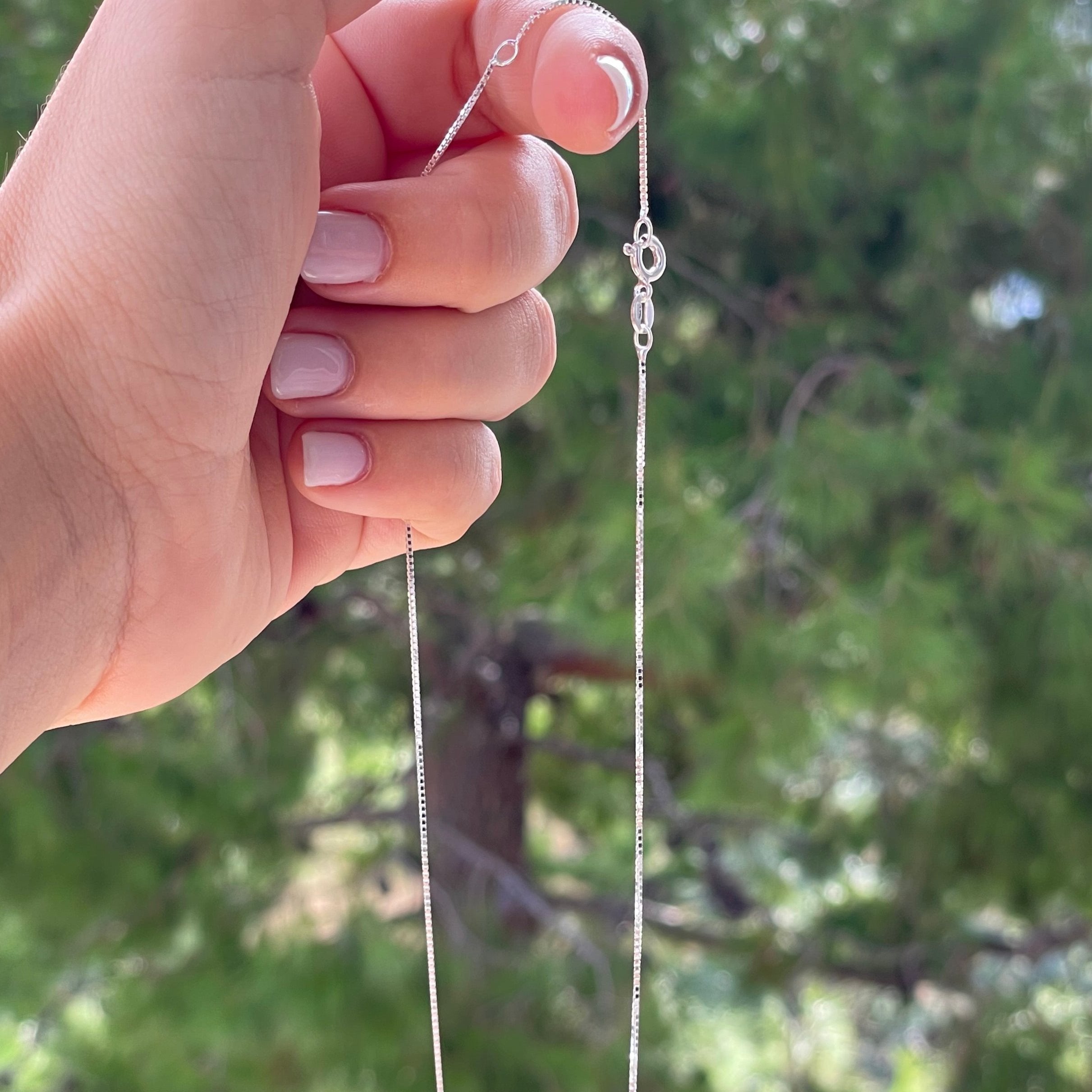 Collana filo in argento 925