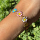 Bracciale margherite in 2 colori