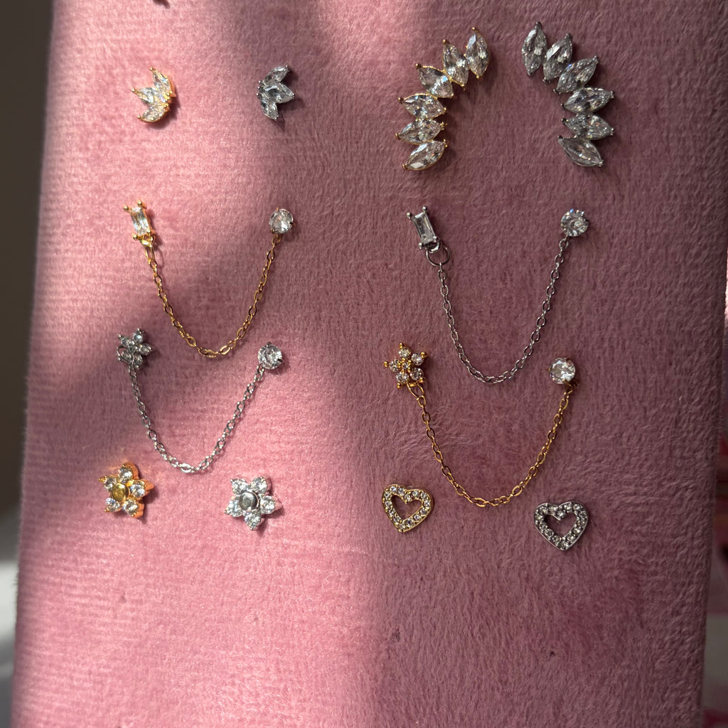 Piercing fiore in 2 colori