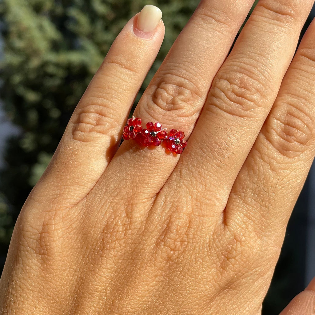 Anello flora in 9 colori