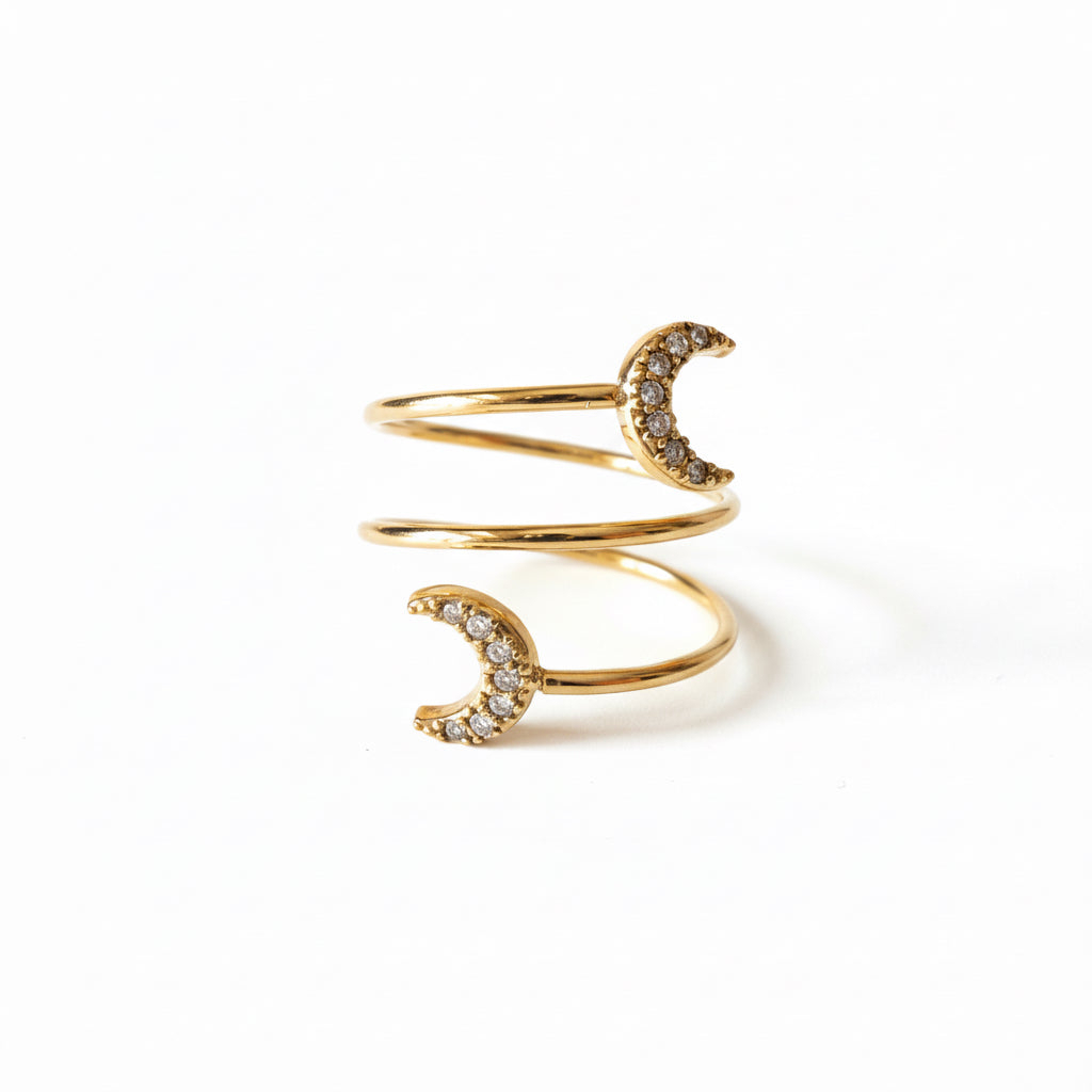 Anello lune sparkling