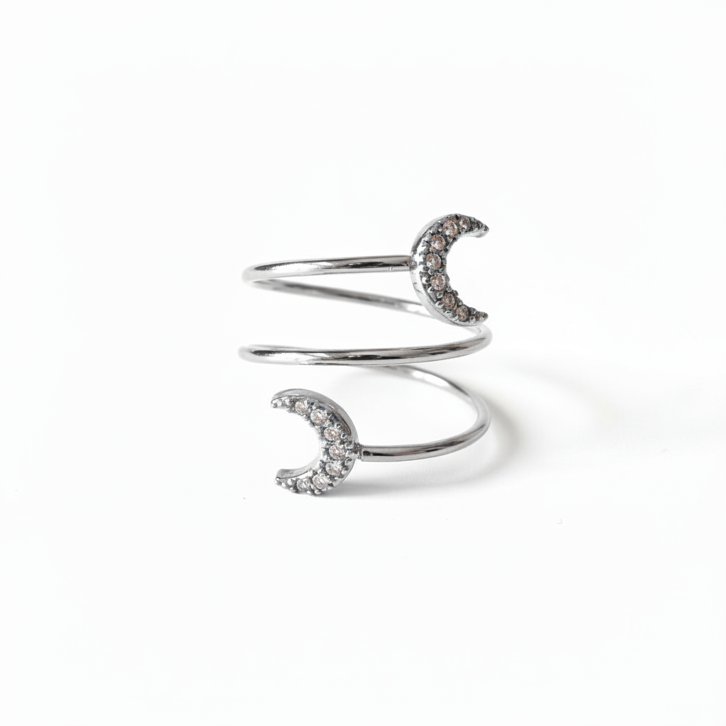 Anello lune sparkling