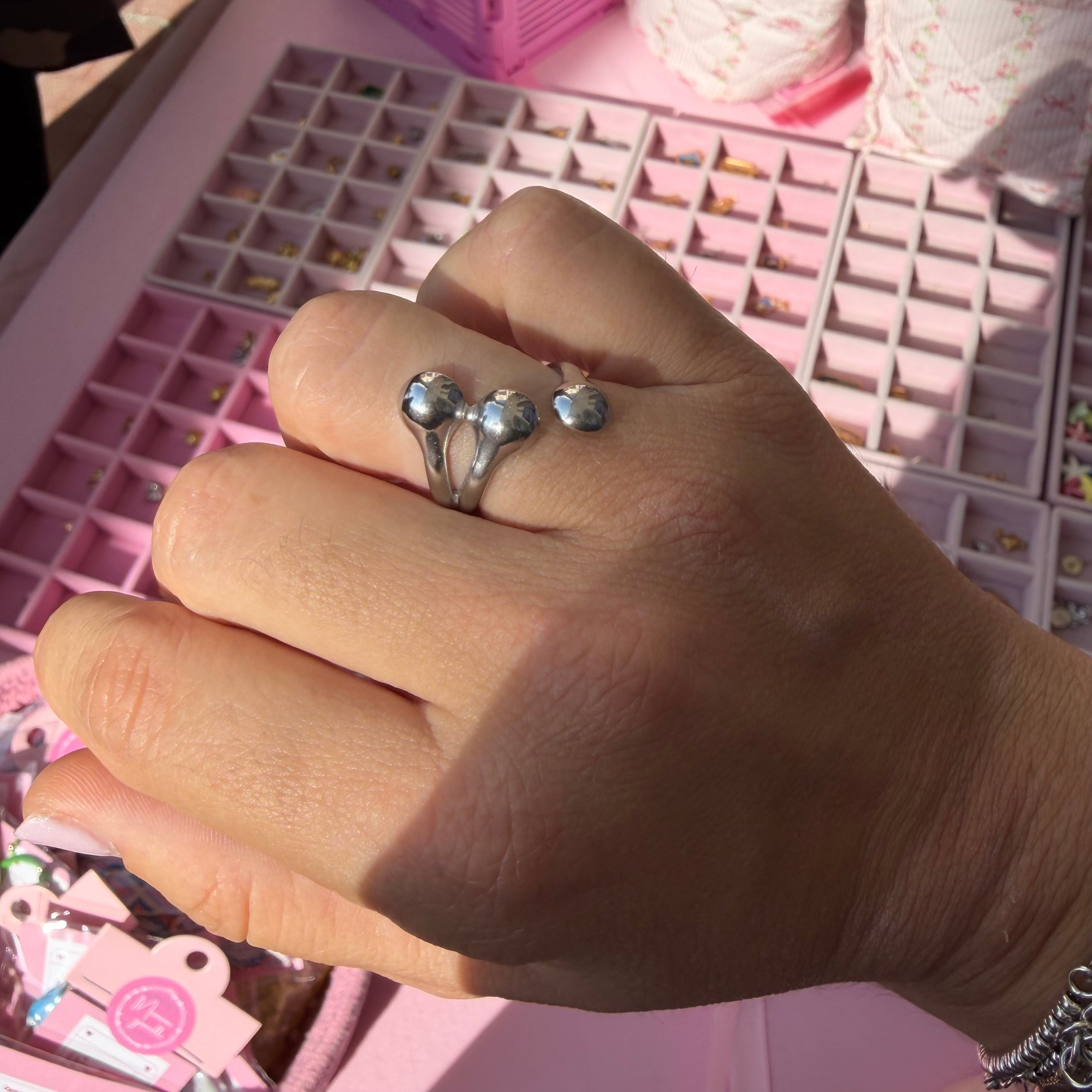 Anello balls in 2 colori