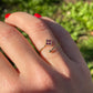 Anello quadrifoglio
