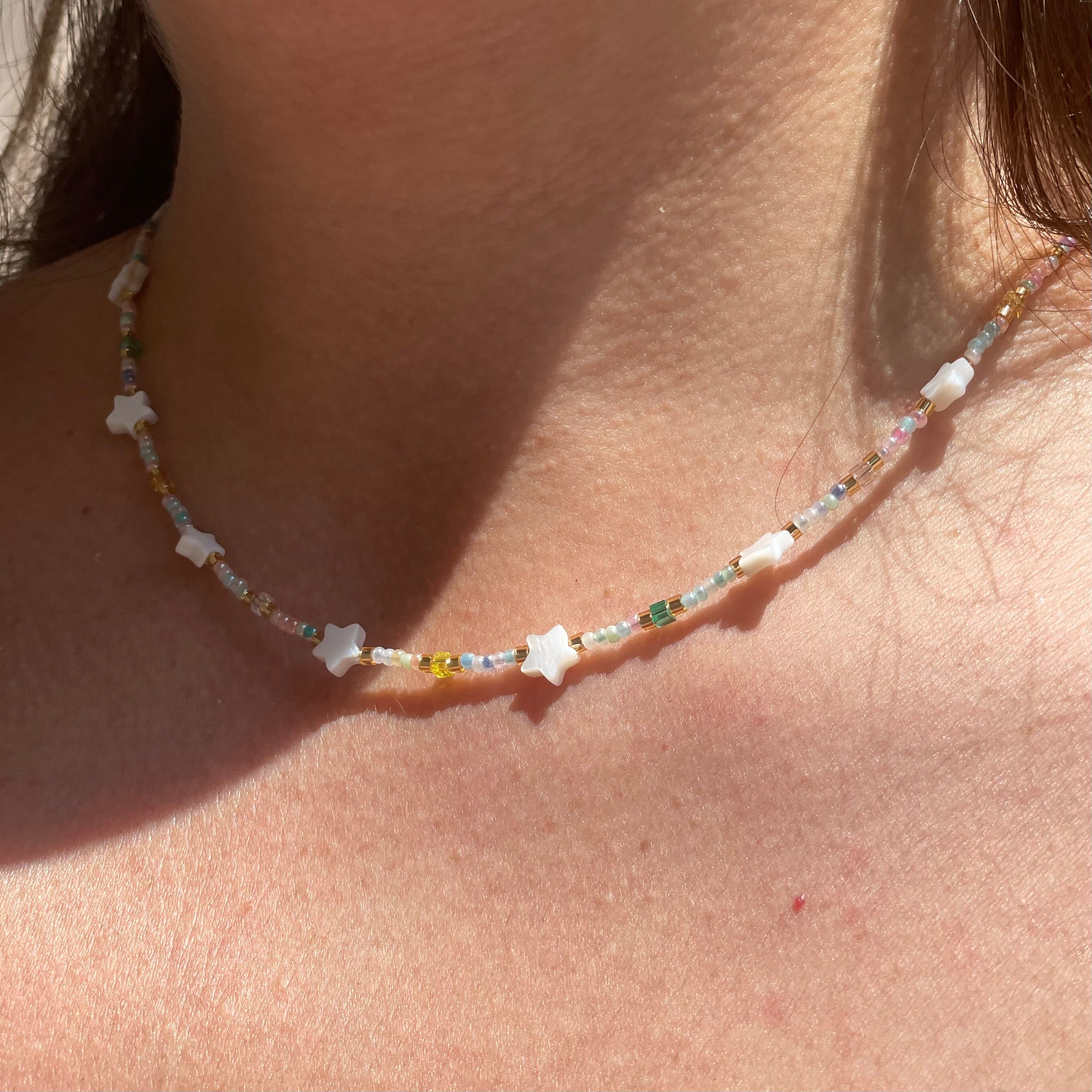Collana Solea e stelle in 2 colori