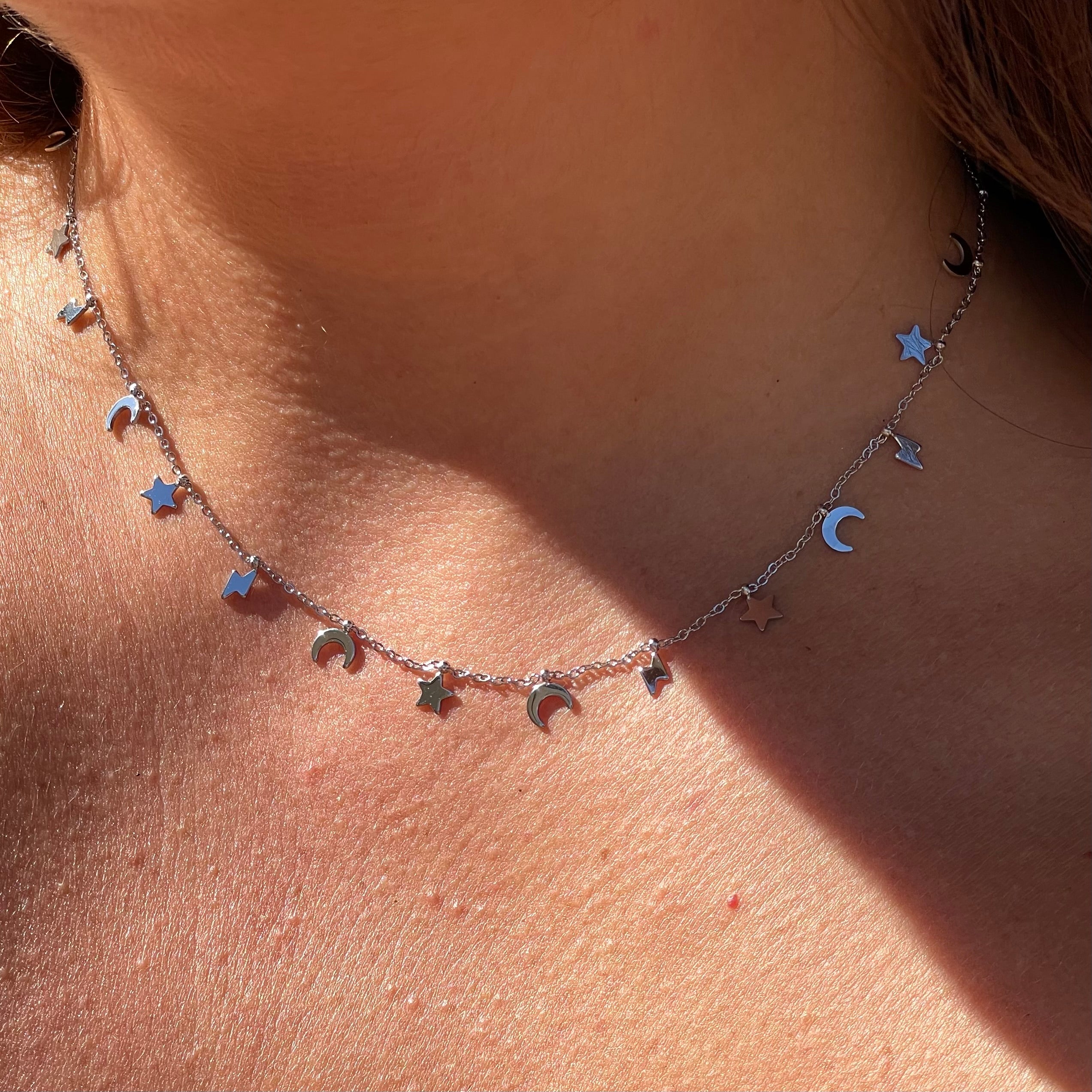 Collana universo in 2 colori