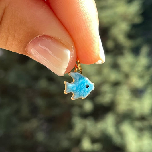 Charm pesciolino tropicale blu